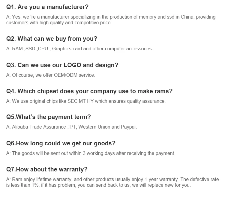 FAQ