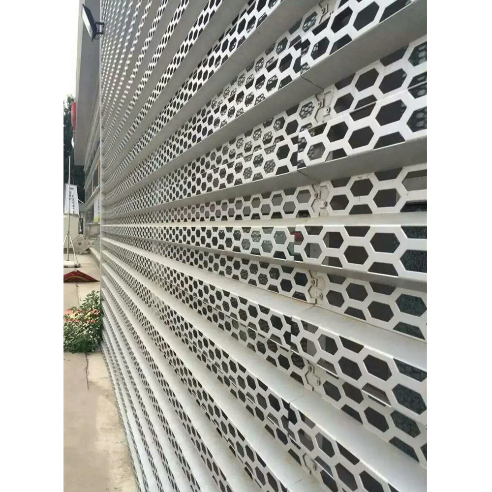 Hexagonal Hole Type Perforated Metal Panel for Wall Cladding Screen
