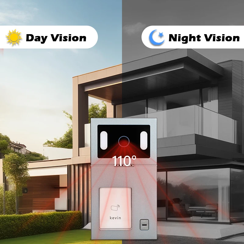 Smart Waterproof IP65 door video intercom tuya APP video door phone