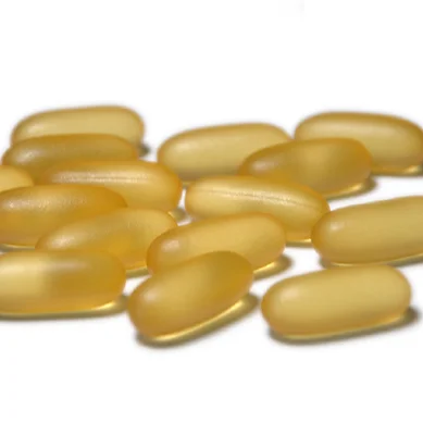 Promote Blood Circulatory Omega 3 coated Fish Oil Gelatin Capsule Bottle