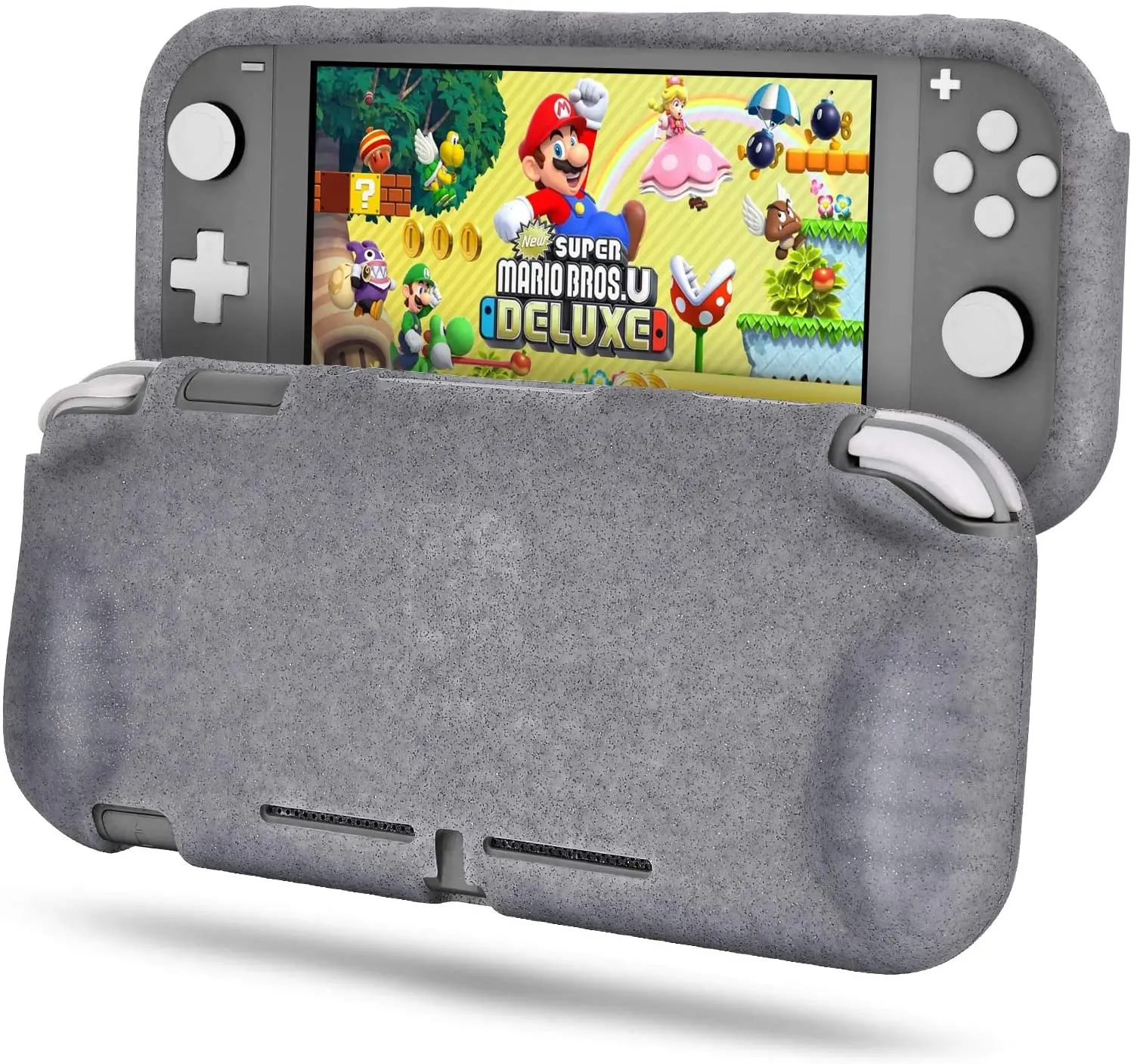 Soft Silicone Protective Case for Nintendo Switch Lite Soft Rubber Grip Glitter Cover for Switch Case Accessories