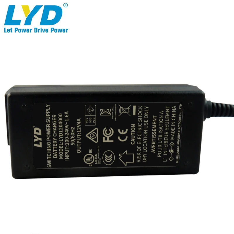 Desktop laptop supply 48w 12v 4a power adapter