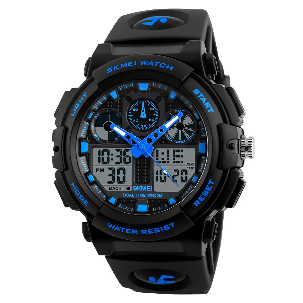 Wholesale Skmei 1270 Waterproof Relojes Analog Quartz Digital Sport Watch for Men