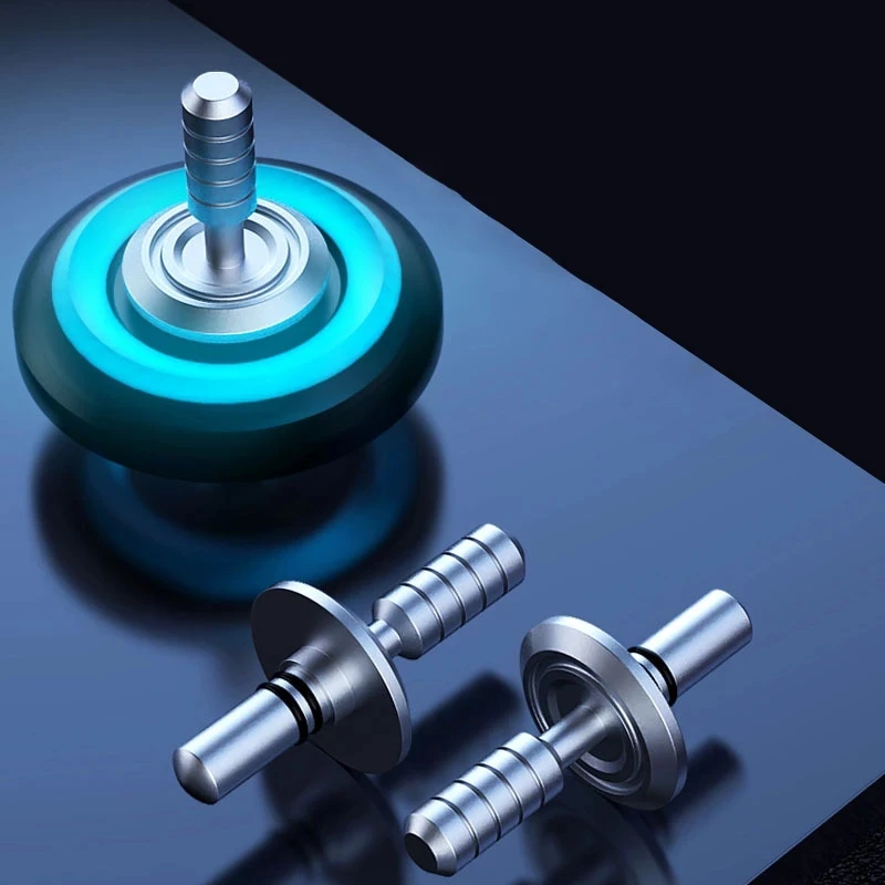 Luminous Fidget Spinner Toys Antistress Alloy Metal Spinner Gyro Stress Relief Toys Spinning Gyro Gift For Adults Kids