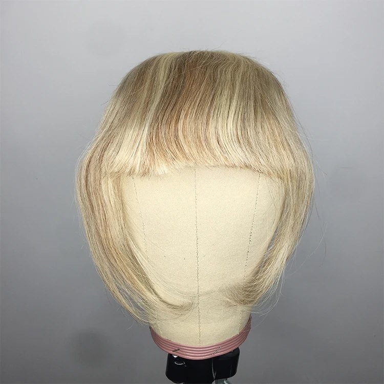 
Wholesale Cheap Virgin Remy hair Extension Clip In Fringe,1B 99J 613 Colors Human Hair Bangs 