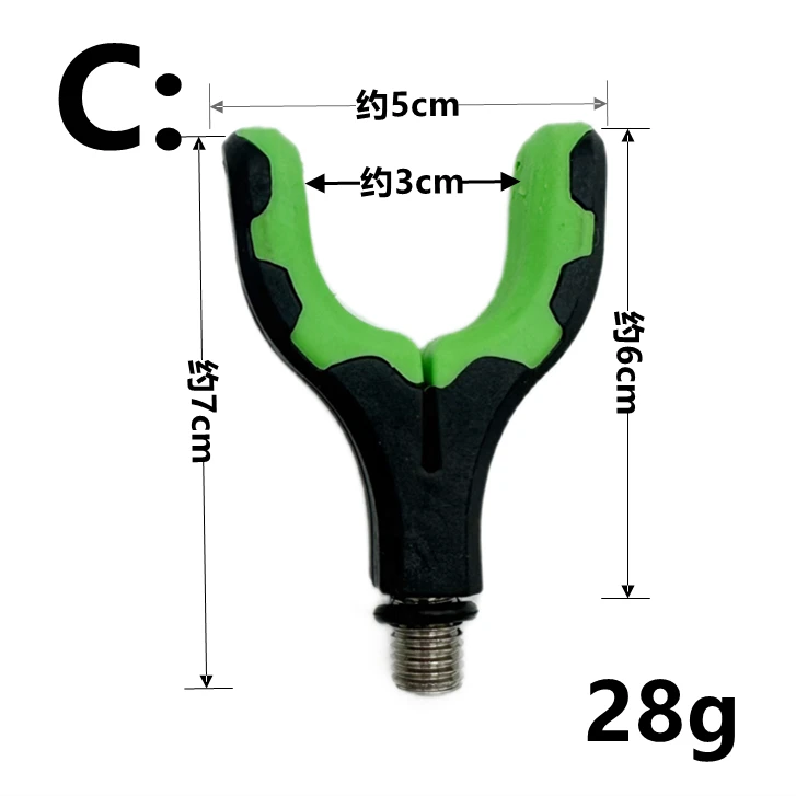 Fishing Rod Rest Bracket Carp Fishing Rod Rest Head Gripper Fish Rod Pod Holder Pole Bracket Support Accessories