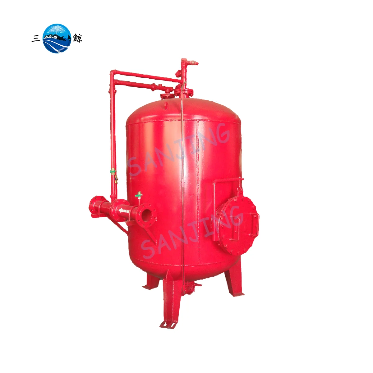 5000L Large Capacity 3% Horizontal Manual Foam Proportioning Bladder Tank