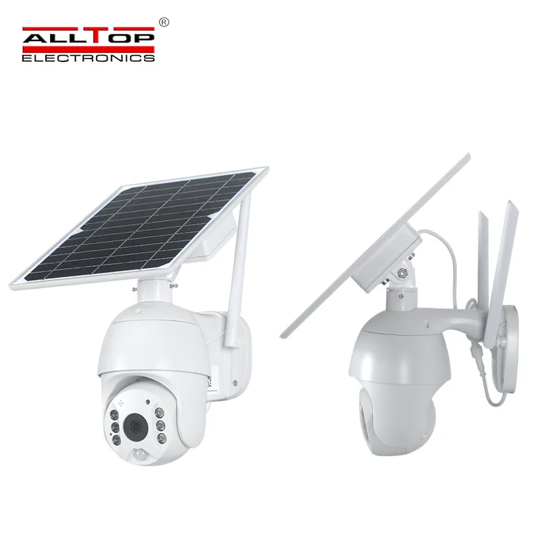 ALLTOP 4G WIFI Camara Outdoor Battery Solar Ip CCTV 1080P Security Camera With Solar Panel