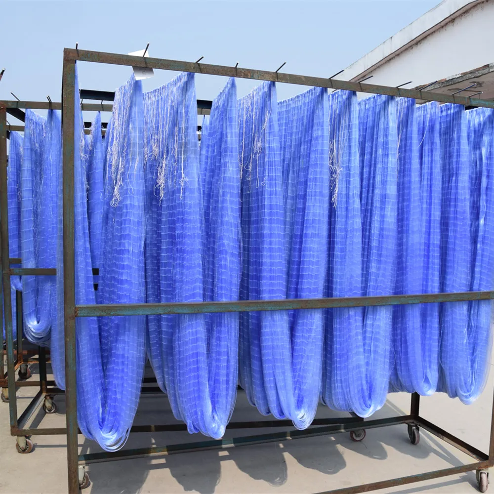 Chaohu Factory Wholesale 400MD Blue Fishing Net for Africa Market