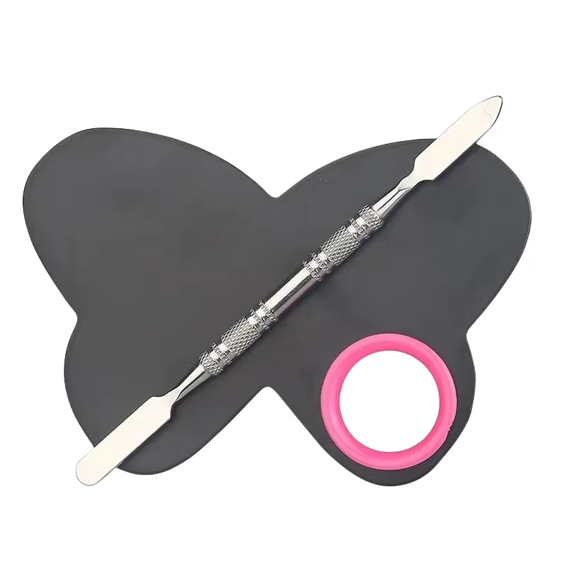 Original Art Cosmetic Utensil Foundation Mixing Tool Stainless Steel Cosmetic Makeup Mixing Palette