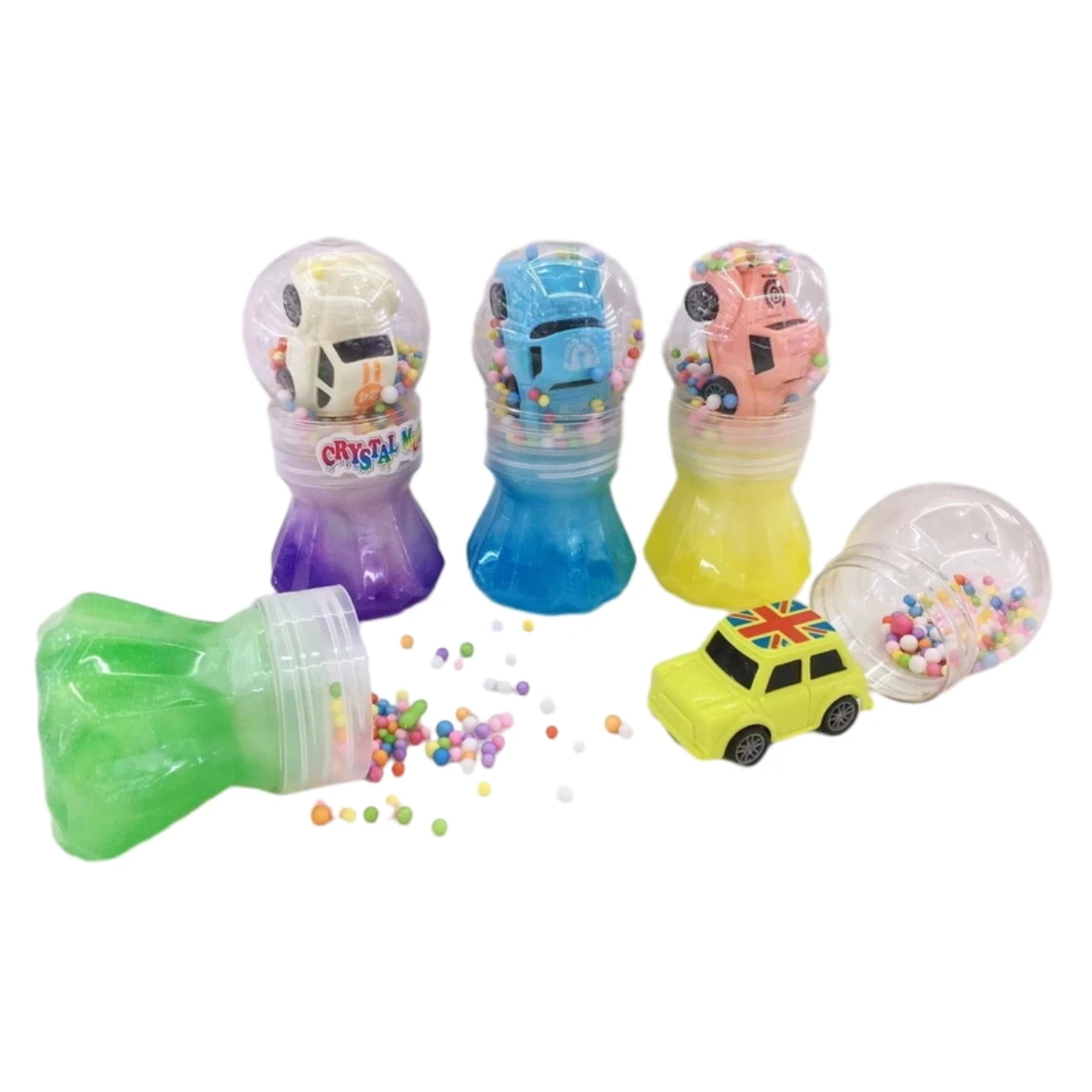 Ball Butterfly Double Color Cloud Clay Starry Sky Ice Cream Slow Rebound Crystal Mud toys for children