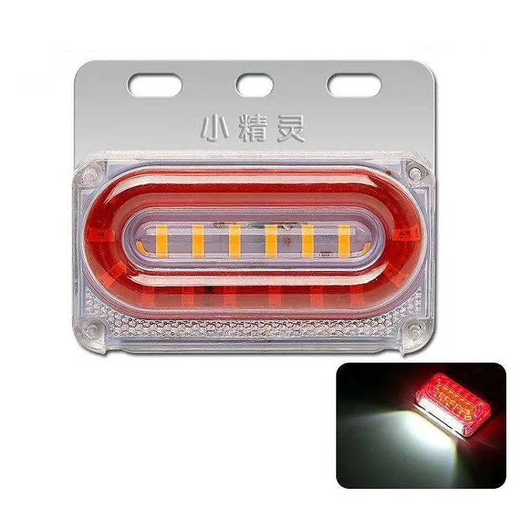 12v 24v trailer side marker lighting truck van led colorful driving light truck side light lamp