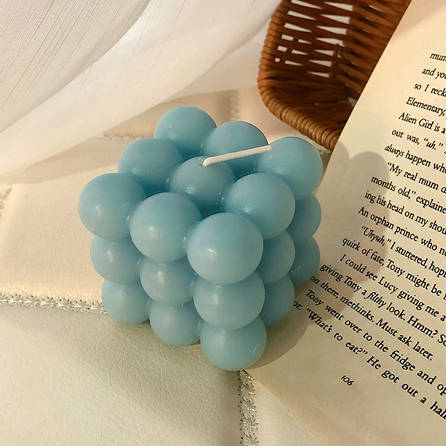 Smokeless Clear Glass 7*9.2Cm Crystal Colorful Strawberry Lavender Candle Scented