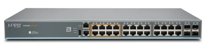 Hot Sale Juniper EX2300 24-Port Multigigabit Stackable Switch SNMP & QoS Enabled with up to 30W PoE Per Port Ethernet Switch