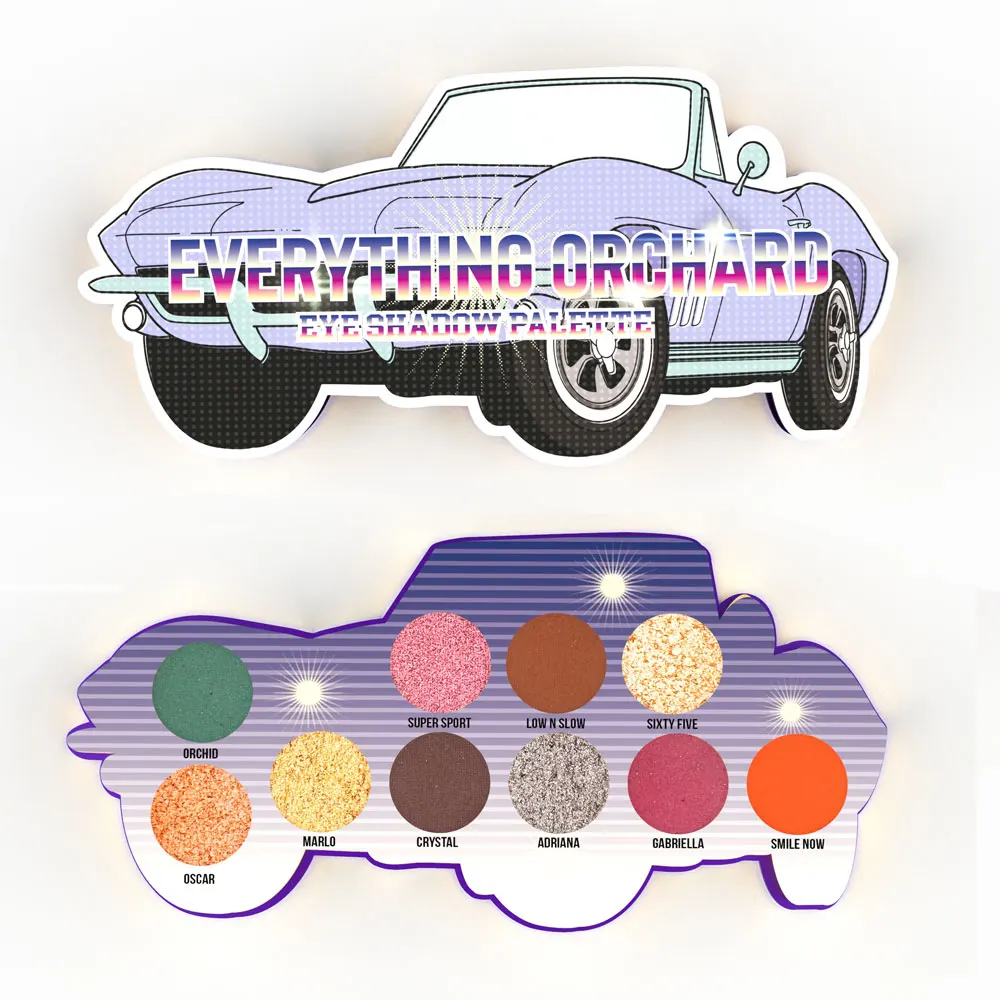 Quality Assurance Custom Shape Makeup Eyeshadow Palette Oem Empty Palette Packaging With Eyeshadow