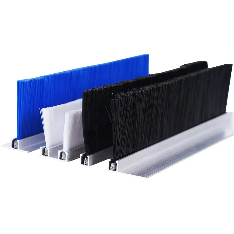 JL Supply Nylon/PP Strip Brush With or Without Aluminum Holder for Dusting/Sealing