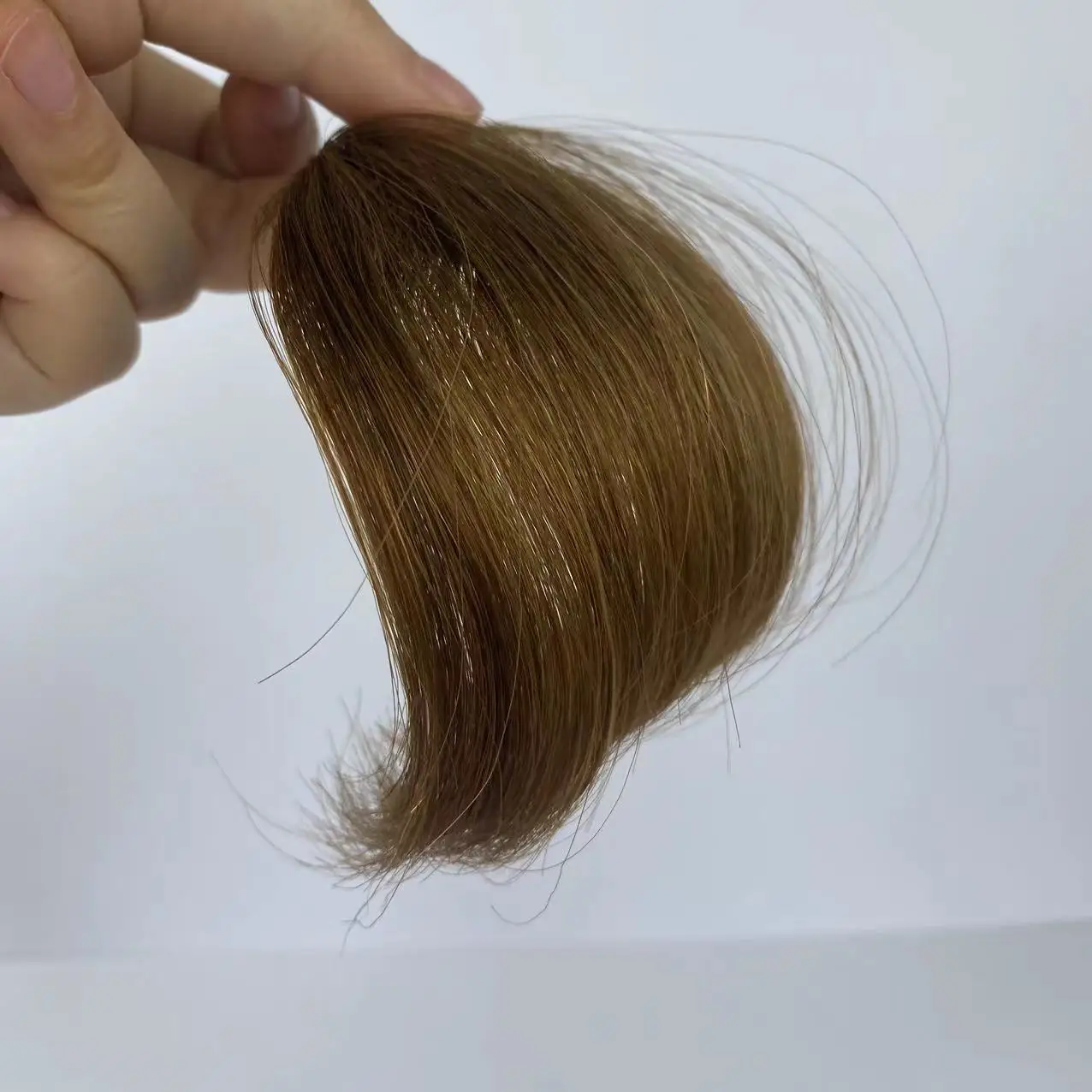 Bangs No Sideburn Natural Hair Straight Fringe Human Hair Wigs Net Base Human Hair Fringe Clip In Bangs Fringe For Women