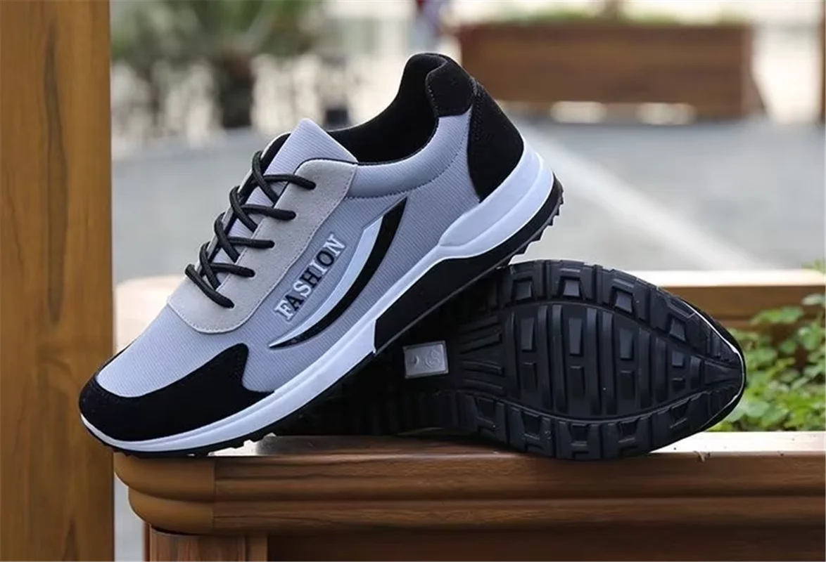 New Mens sports Shoes For Foreign Trade Breathable Casual Versatile Letter Running Comfortable Trendy Simple And Single