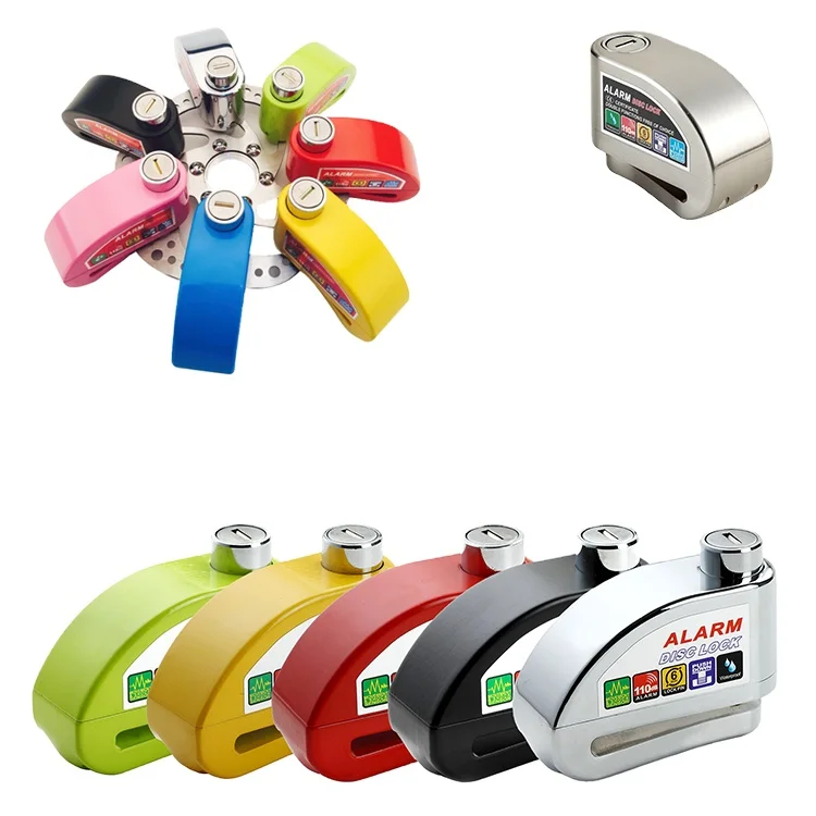 CNC high quality Motorcycle Disc Brake Lock 120dB Alarm Stainless Steel Large Capacity