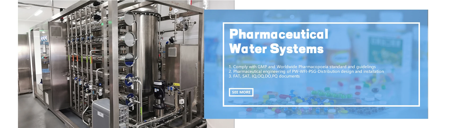 PW for pharmaceutical