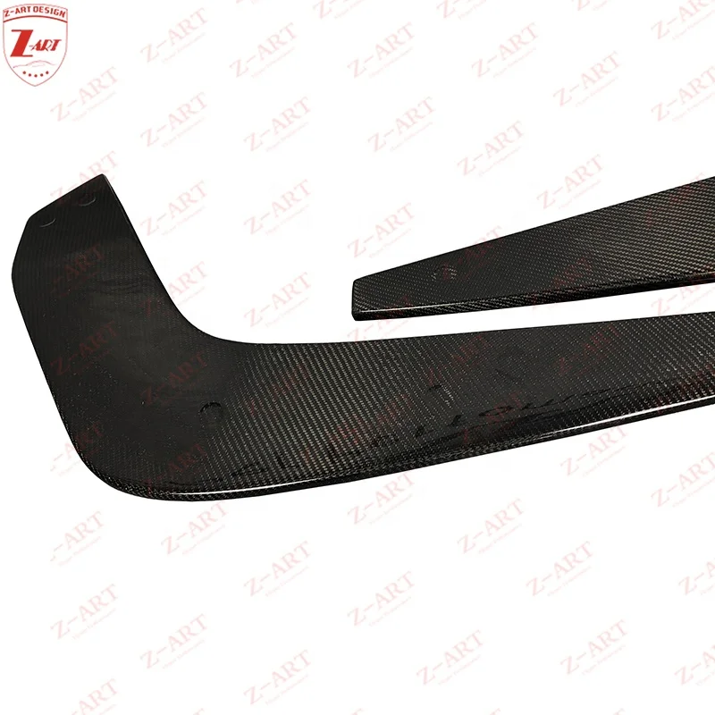 Z-ART 2017-2020 F90 M5 carbon fiber rear flap for BMW F90 carbon fiber rear bumper corner for BMW M5 rear bumper splitter