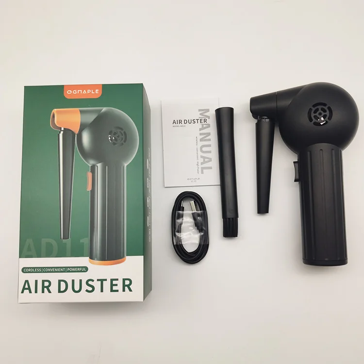 Cordless Air Duster Reusable Dust Destroyer Battery Operated Computer Cleaning Duster