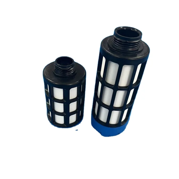 G1/8 blue special plastic muffler -1/8 plastic shell + core assembly