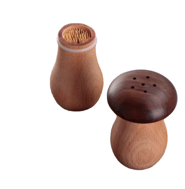 Деревянная коробка для зубочисток с красивым дизайном