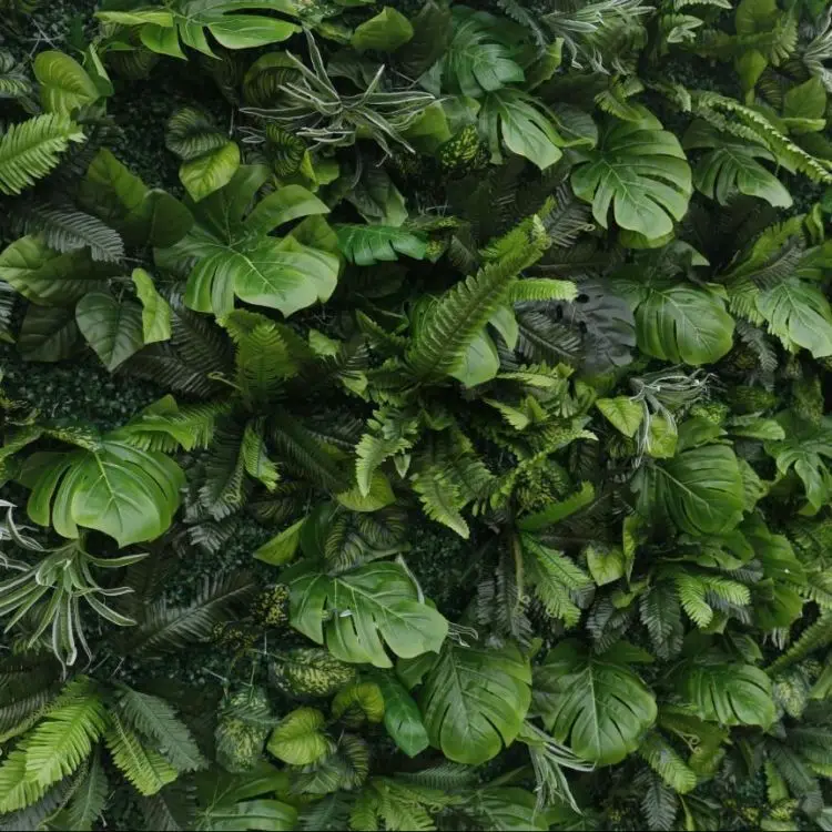 Artificial Grass Wall Panels Plastic Greenery Plant Wall Grass Artificial Grass Wall Backdrop For Home Restaurant Indoor Decor