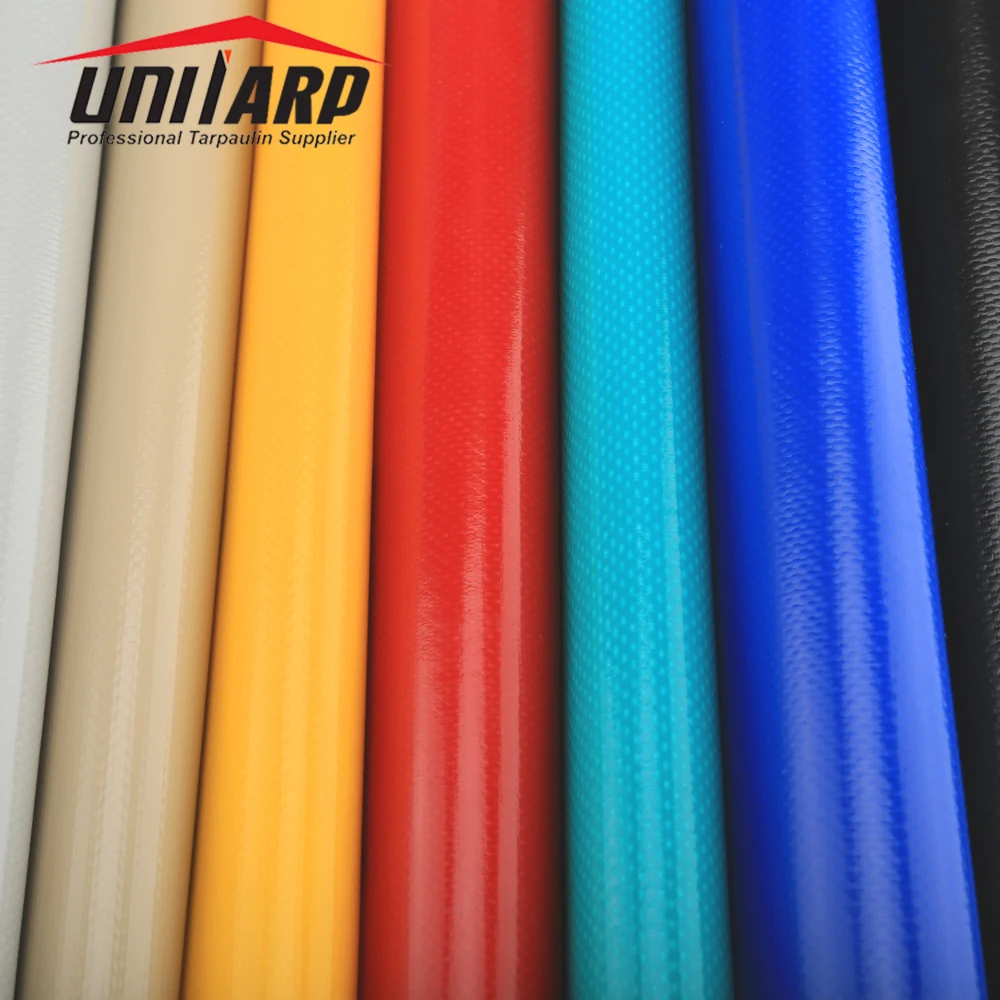 NFPA 701 Fire Resistant 18oz PVC Vinyl Plastic Coated Tarpaulin for Truck Trailer Rain Covers