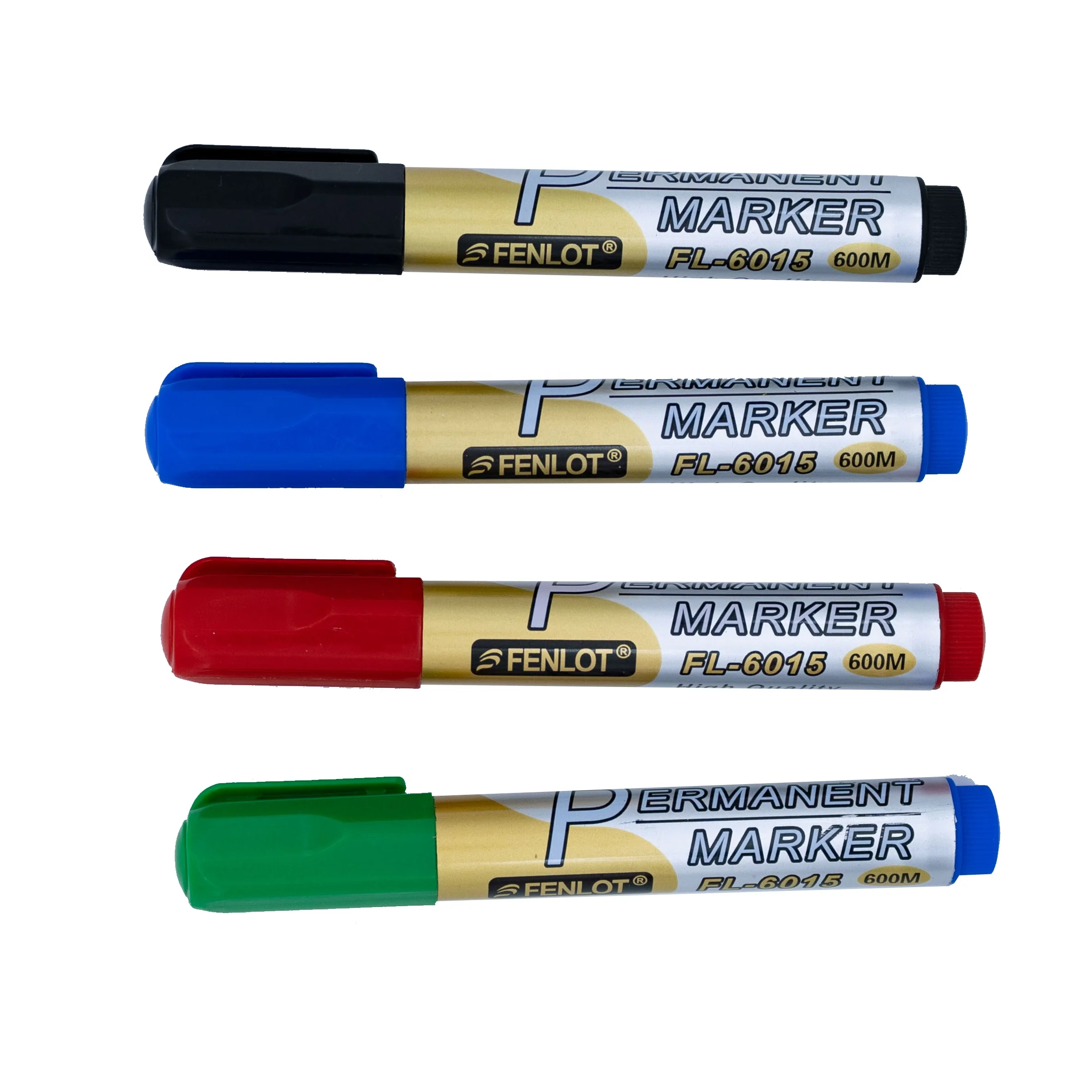 RTS Quick Drying Customizable Wholesale Permanent Functional Marker Pen Oil-Based Ink Various Colors Whiteboard Paper Plastic