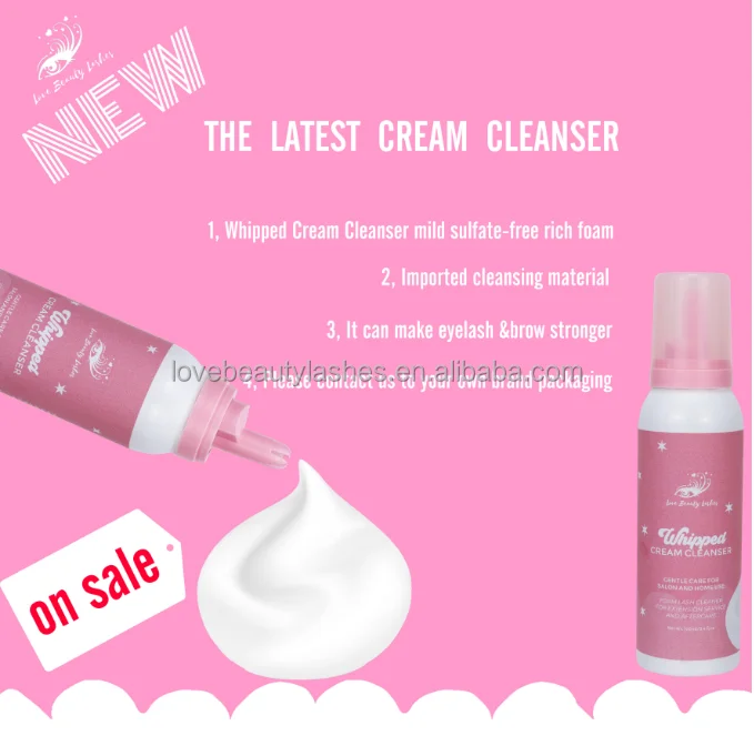 Xiujiesi OEM Whipped Lash Cleanser Factory Price Lash Shampoo Cleanser For Eyelash Extension