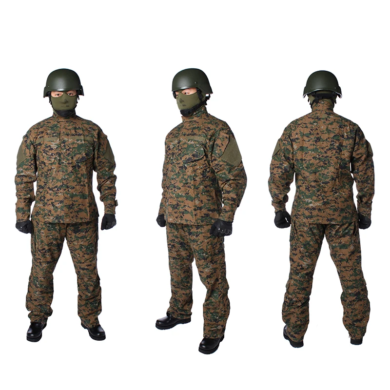 Factory Direct High Quality Wholesale digital camouflage tactical uniform