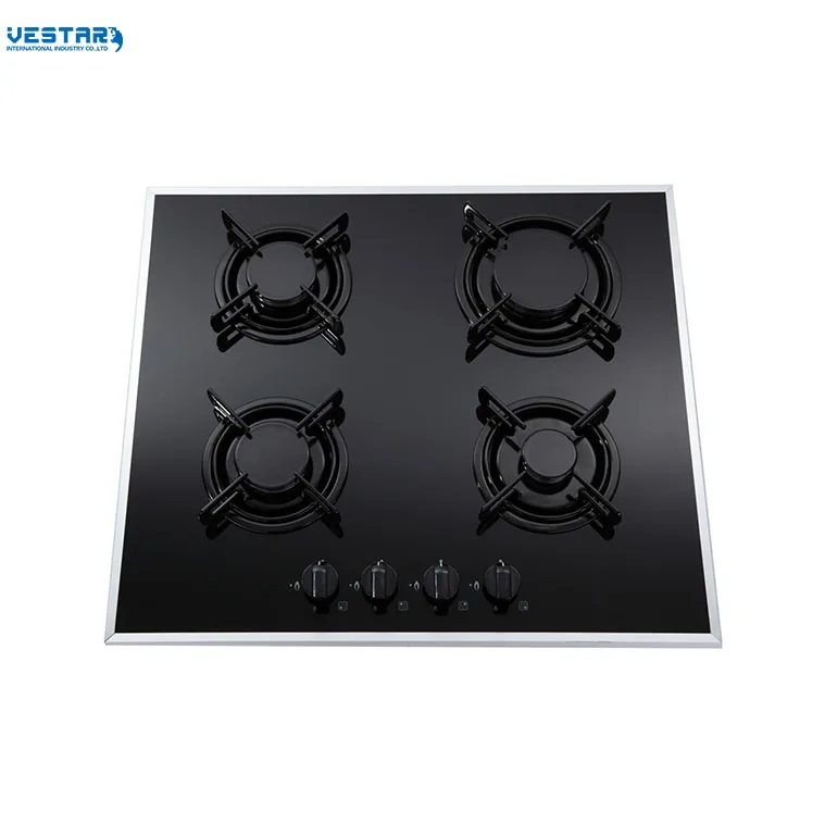 Wholesale best welcome fashion remote gas stove glass top gas stove 2 burners kitchen