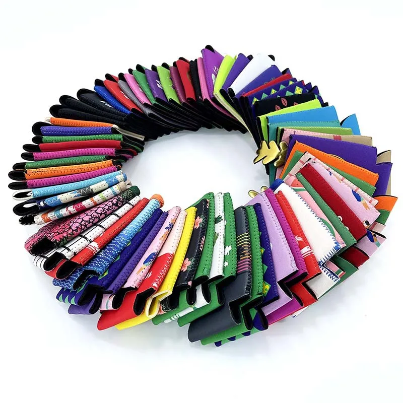 High Quality Custom Magnetic Can Cooler Holder Neoprene Sublimation Magnetic Slim Skinny Cozies 12 oz Beer Coozy with Magnet