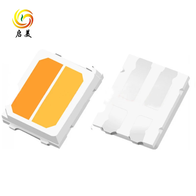 Double Color 2 In 1 Dual CCT Cool  White 0.2W 0.5W  Bi-color Smd Led For Smart Homeappliance 2835 White+Warm