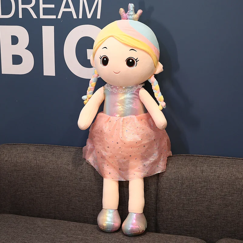 Geeme Hot Selling Toy Soft Stuffed Plush Cloth Princess Girl Doll for Children Gifts