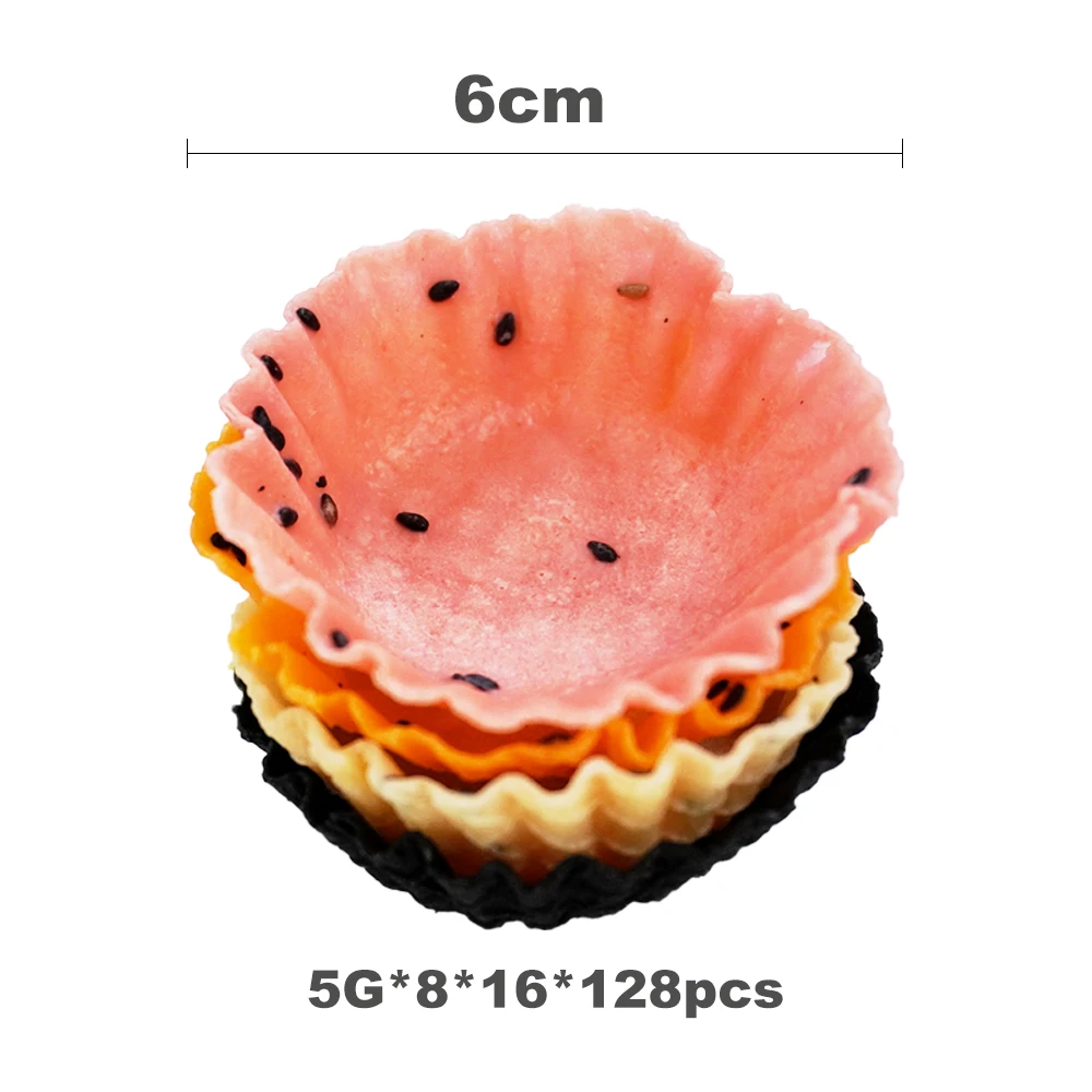 Hot Sale Sugar Free Chocolate Flavor Slim Crispy Beveled Tart Shell Premade Frozen Low Fat Butter Egg Tart Shell