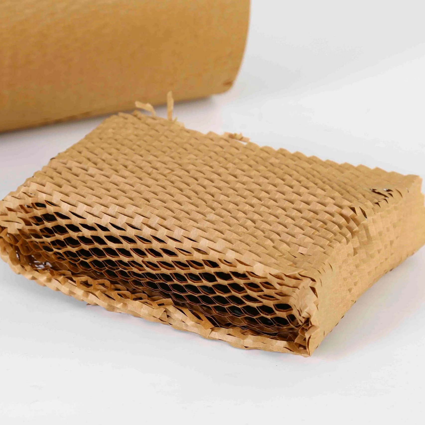 Honeycomb Wrapping Paper Roll Brown Cushion Paper For Moving Gift Packaging Delivery Pack Protective Paper Honeycomb