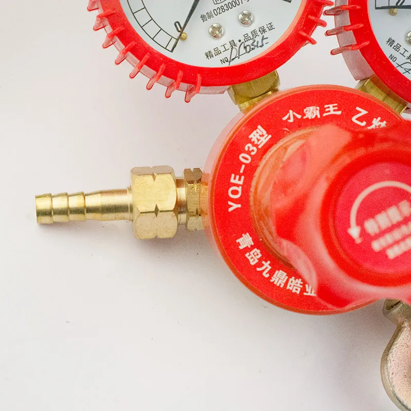 Gas shielded welding acetylene meter two shielded welding instrument acetylene pressure reducing valve