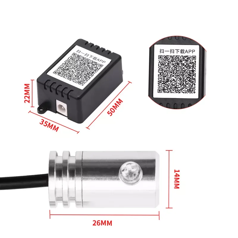 Car EL Neon Strip Light 4 /5/6 in 1 interior light Sound Control Light RGB LED Decorative Auto Atmosphere Lamp accessories luces