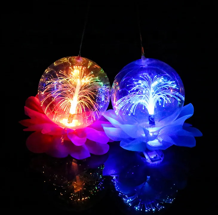 2024 new luminous lotus bobo ball portable flashing fireworks lantern toys for kids