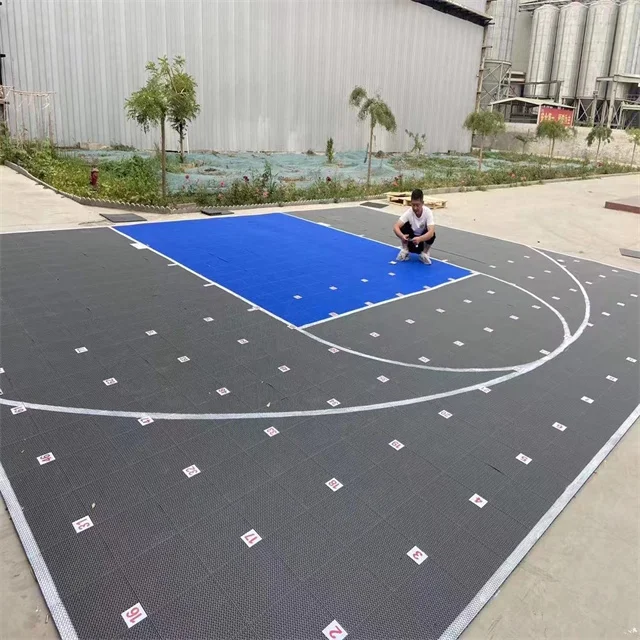 Mini Basketball Court 3x3 Half Basketball Court Flooring Street Basketball Court Plastic Tile