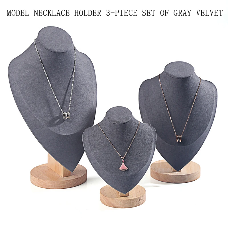 Necklace Display Pendant Organizer Jewelry Display Stand Jewelry Mannequin Bust Necklace Pendant Window Display