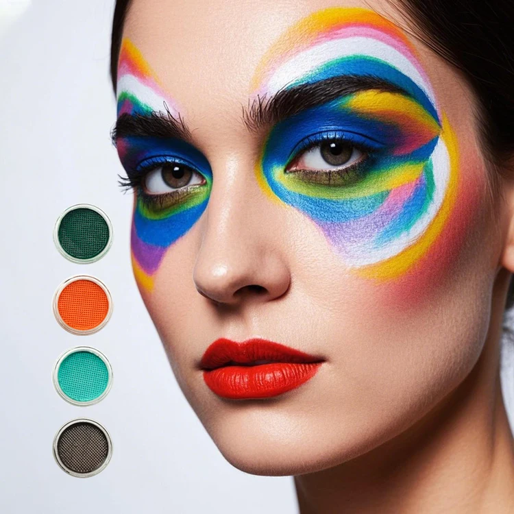 With Wholesale Private Label Face Painting Paint Powder Pigment Face Paint