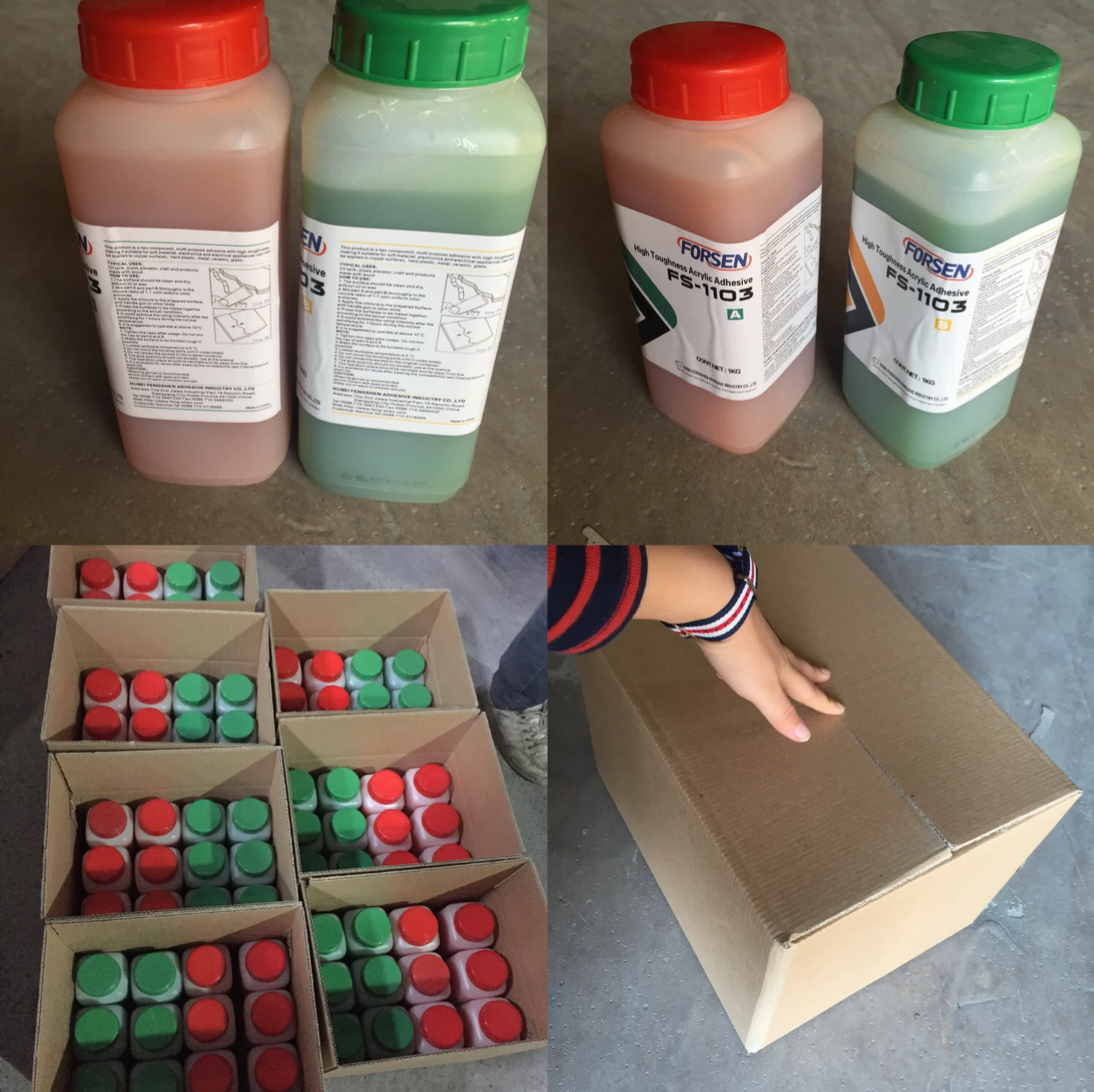 BIG DRUM 4 min  fast curing acrylic resin epoxy resin ab adhesive 2kgs set