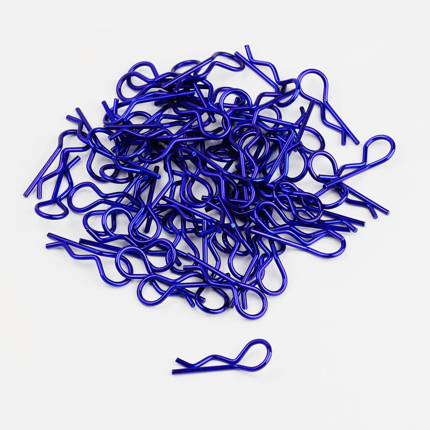 30-Degree Angle Body Clips Bent Springy Pins for 1/8 1/10 1/12 Scale Model RC Car Crawler Truck