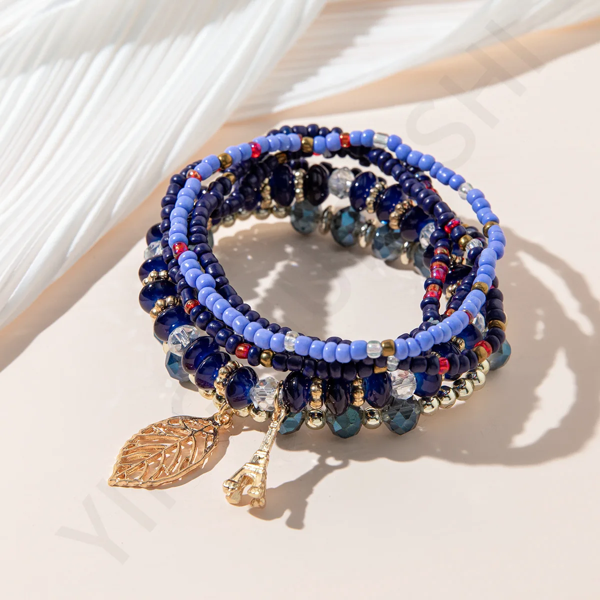 Kinling Pulsera de cuentas камень Бохо Браслет из бисера браслет бусины для браслетов браслеты
