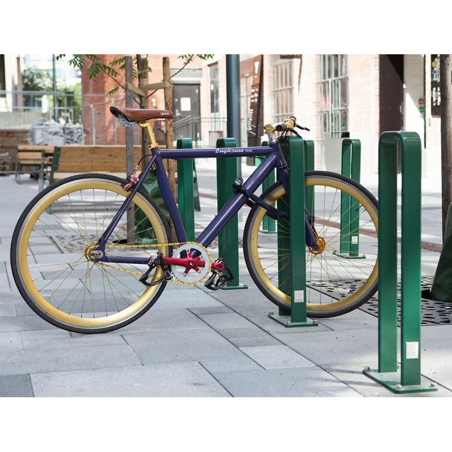 Wide Loop U Bicycle Floor Bike Stand Bike Rack For Garage Parking Storage