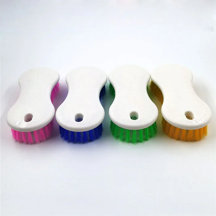 HQ2618 8 shapes wonderful cleaning capability PP plastic long bristle laundry brush